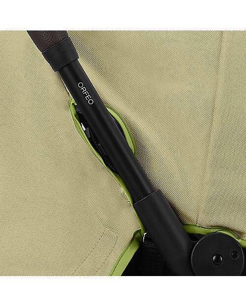Cybex Orfeo Light Stroller - Nature Green - Compact Comfort from birth to 4 years! Lights Strollers