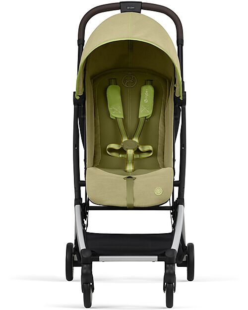 Cybex Orfeo Light Stroller - Nature Green - Compact Comfort from birth to 4 years! Lights Strollers