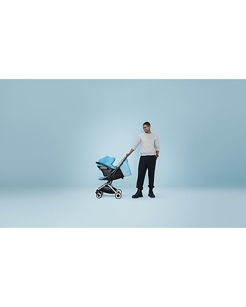 Cybex Orfeo Light Stroller - Nature Green - Compact Comfort from birth to 4 years! Lights Strollers