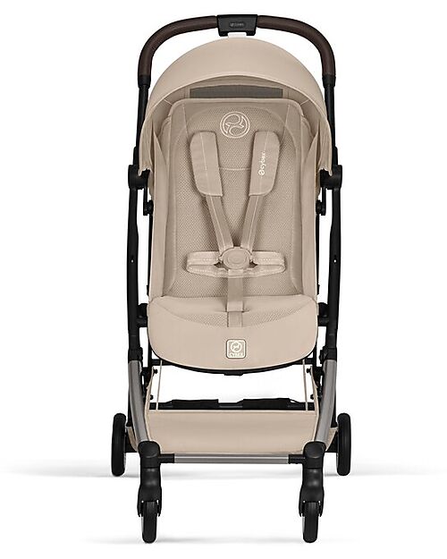 Cybex Orfeo Stroller - Almond Beige - Taupe Frame Lights Strollers