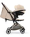 Cybex Orfeo Stroller - Almond Beige - Taupe Frame Lights Strollers