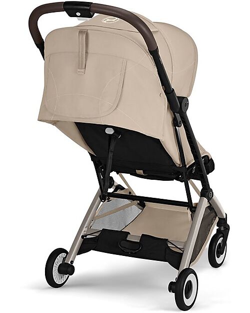Cybex Orfeo Stroller - Almond Beige - Taupe Frame Lights Strollers