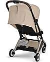 Cybex Orfeo Stroller - Almond Beige - Taupe Frame Lights Strollers