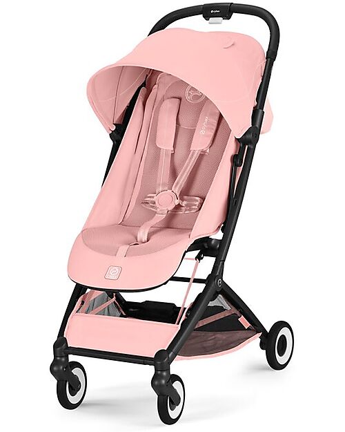 Cybex Orfeo Stroller - Candy Pink - Black Frame Lights Strollers