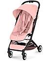 Cybex Orfeo Stroller - Candy Pink - Black Frame Lights Strollers
