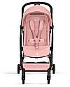 Cybex Orfeo Stroller - Candy Pink - Black Frame Lights Strollers