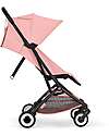 Cybex Orfeo Stroller - Candy Pink - Black Frame Lights Strollers