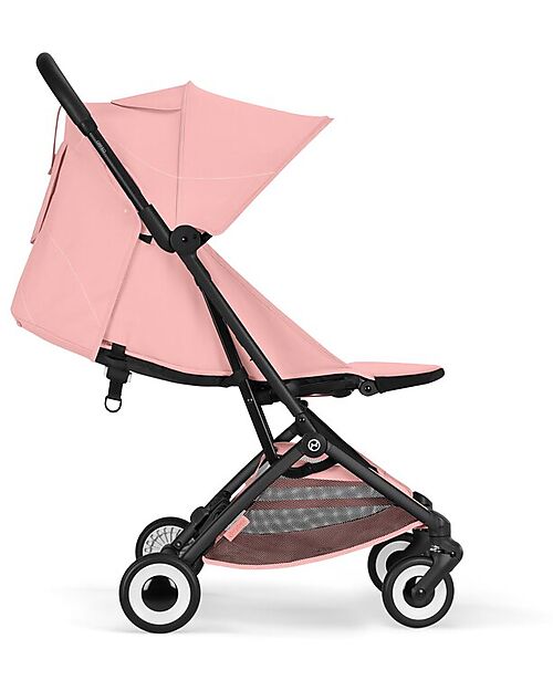 Cybex Orfeo Stroller - Candy Pink - Black Frame Lights Strollers