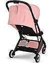Cybex Orfeo Stroller - Candy Pink - Black Frame Lights Strollers