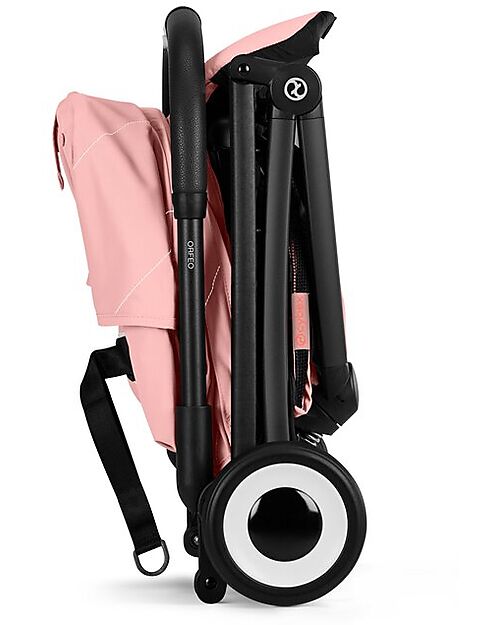 Cybex Orfeo Stroller - Candy Pink - Black Frame Lights Strollers