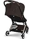 Cybex Orfeo Stroller - Chocolate Brown - Taupe Frame Lights Strollers