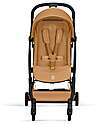Cybex Orfeo Stroller - Cinnamon Yellow - Black Frame Lights Strollers