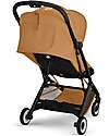 Cybex Orfeo Stroller - Cinnamon Yellow - Black Frame Lights Strollers