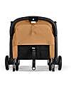 Cybex Orfeo Stroller - Cinnamon Yellow - Black Frame Lights Strollers