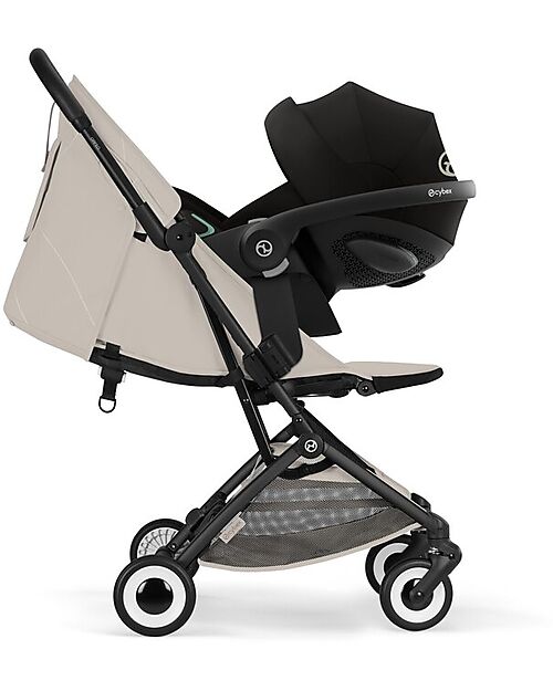 Cybex Orfeo Stroller - Dune Grey - Black Frame Lights Strollers