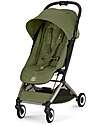 Cybex Orfeo Stroller - Moss Green - Taupe Frame Lights Strollers