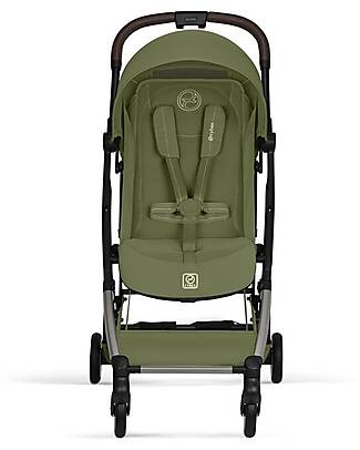 Cybex Orfeo Stroller - Moss Green - Taupe Frame Lights Strollers