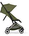 Cybex Orfeo Stroller - Moss Green - Taupe Frame Lights Strollers