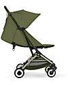 Cybex Orfeo Stroller - Moss Green - Taupe Frame Lights Strollers