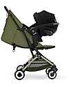 Cybex Orfeo Stroller - Moss Green - Taupe Frame Lights Strollers