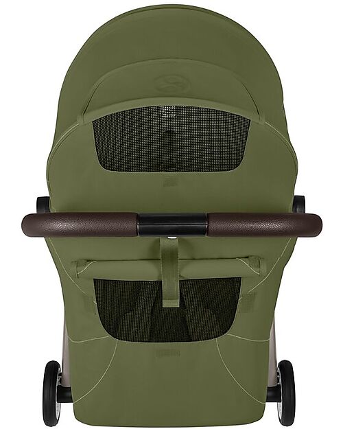 Cybex Orfeo Stroller - Moss Green - Taupe Frame Lights Strollers