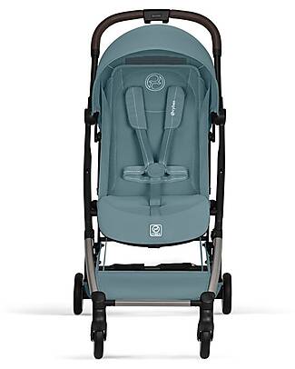 Cybex Orfeo Stroller - Stormy Blue - Taupe Frame Lights Strollers