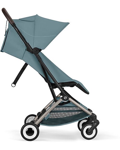 Cybex Orfeo Stroller - Stormy Blue - Taupe Frame Lights Strollers