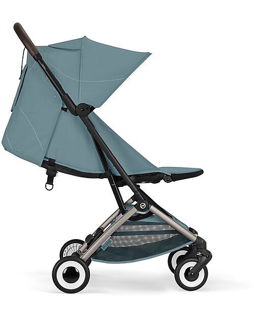 Cybex Orfeo Stroller - Stormy Blue - Taupe Frame Lights Strollers