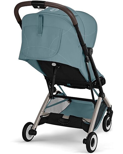 Cybex Orfeo Stroller - Stormy Blue - Taupe Frame Lights Strollers
