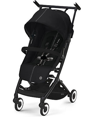 Cybex OUTLET - Libelle Stroller - Moon Black/Black - from 6 Months - Light and Super Compact! - Showroom Sample Lights Strollers