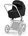 Cybex OUTLET - Lux Carrycot for Priam or E-Priam Stroller - Sepia Black - Memory Foam Mattress Pram Systems