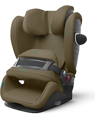 Cybex Pallas G i-Size car Seat - Classic Beige - with Advanced Impact Shield Toddler Car Seats