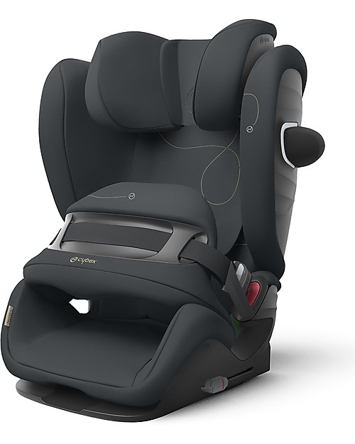 Cybex Pallas G i-Size car Seat - Granite Black - with Advanced Impact  Shield unisex (bambini)