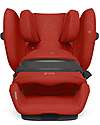 Cybex Pallas G i-Size Car Seat - Hibiscus Red/Red - with Advanced Impact Shield - Group 1/2/3 Car Seats Group 1/2/3