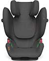 Cybex Pallas G i-Size Car Seat - Lava Grey/Mid Grey - with Advanced Impact Shield - Group 1/2/3 Car Seats Group 1/2/3