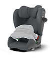Cybex Pallas G i-Size Car Seat - Monument Grey/Dark Grey - with Advanced Impact Shield - Group 1/2/3 Car Seats Group 1/2/3