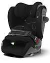 Cybex Pallas G i-Size Car Seat - Moon Black/Black - with Advanced Impact Shield - Group 1/2/3 Car Seats Group 1/2/3