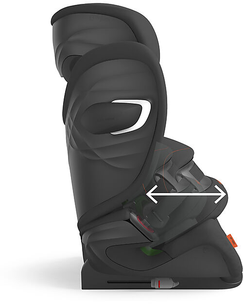Cybex Pallas G i-Size Car Seat - Moon Black/Black - with Advanced Impact Shield - Group 1/2/3 Car Seats Group 1/2/3