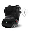 Cybex Pallas G i-Size Car Seat - Moon Black/Black - with Advanced Impact Shield - Group 1/2/3 Car Seats Group 1/2/3