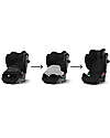 Cybex Pallas G i-Size Car Seat - Moon Black/Black - with Advanced Impact Shield - Group 1/2/3 Car Seats Group 1/2/3