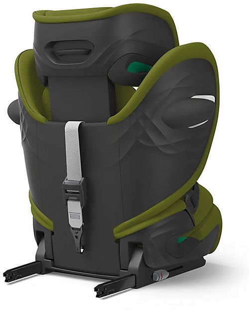 Cybex Pallas G i-Size Car Seat - Nature Green/Green - with Advanced Impact Shield - Group 1/2/3 Car Seats Group 1/2/3