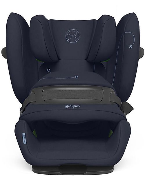 Cybex Pallas G i-Size Car Seat - Ocean Blue/Navy Blue - with Advanced Impact Shield - Group 1/2/3 Car Seats Group 1/2/3