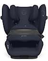Cybex Pallas G i-Size Car Seat - Ocean Blue/Navy Blue - with Advanced Impact Shield - Group 1/2/3 Car Seats Group 1/2/3
