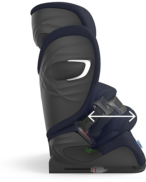 Cybex Pallas G i-Size Car Seat - Ocean Blue/Navy Blue - with Advanced Impact Shield - Group 1/2/3 Car Seats Group 1/2/3