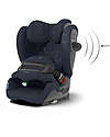 Cybex Pallas G i-Size Car Seat - Ocean Blue/Navy Blue - with Advanced Impact Shield - Group 1/2/3 Car Seats Group 1/2/3