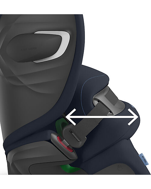 Cybex Pallas G i-Size Car Seat - Ocean Blue/Navy Blue - with Advanced Impact Shield - Group 1/2/3 Car Seats Group 1/2/3
