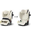 Cybex Pallas G i-Size Car Seat - Seashell Beige - with Advanced Impact Shield - Group 1/2/3 Car Seats Group 1/2/3