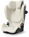 Cybex Pallas G i-Size Car Seat - Seashell Beige - with Advanced Impact Shield - Group 1/2/3 Car Seats Group 1/2/3