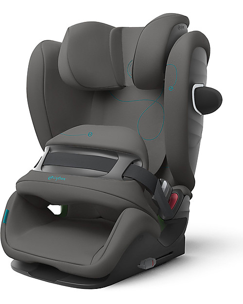 Cybex Pallas G i-Size car Seat - Soho Grey - with Advanced Impact Shield Car Seats Group 1/2/3