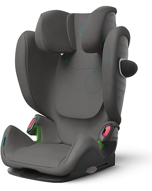 Cybex Pallas G i-Size car Seat - Soho Grey - with Advanced Impact Shield Car Seats Group 1/2/3